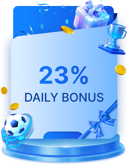 23% DAILY SLOT BONUS
