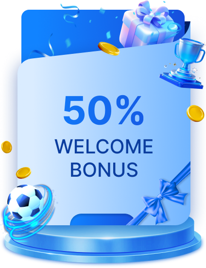 50% WELCOME BONUS WEEKLY