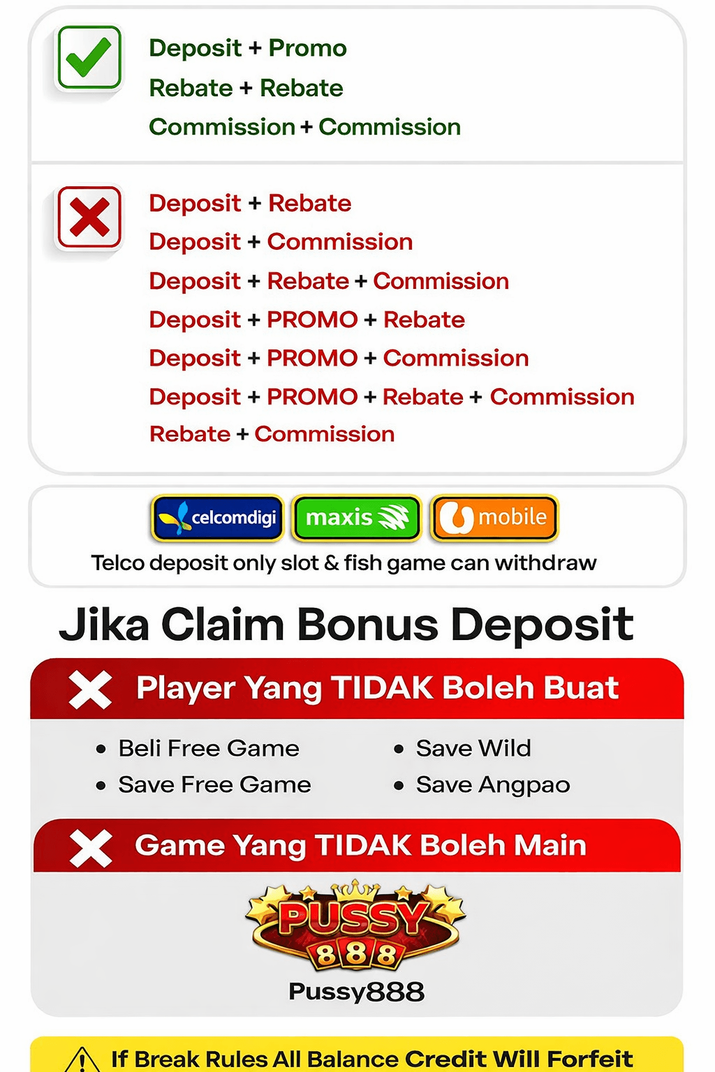 Banned Games List