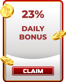 23% DAILY SLOT BONUS